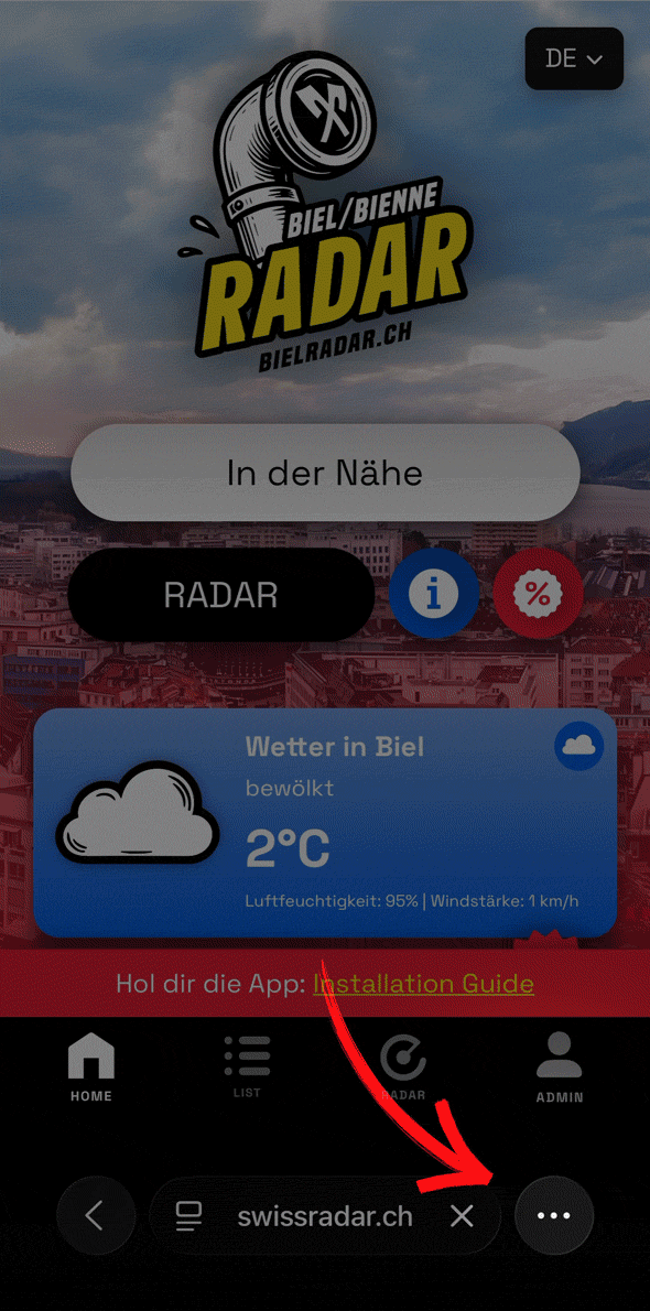 iOS Installations-Anleitung